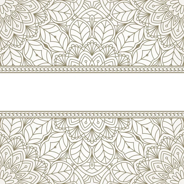 Patrón oriental floral . — Vector de stock