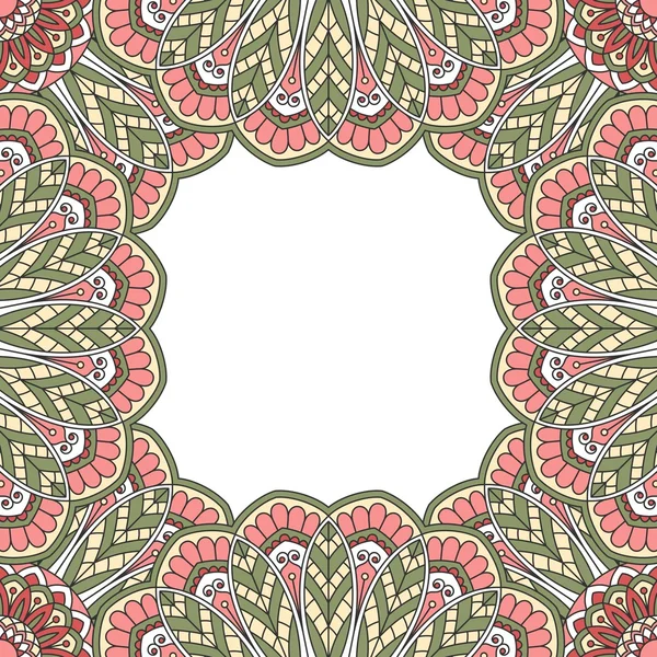 Patrón oriental floral . — Vector de stock