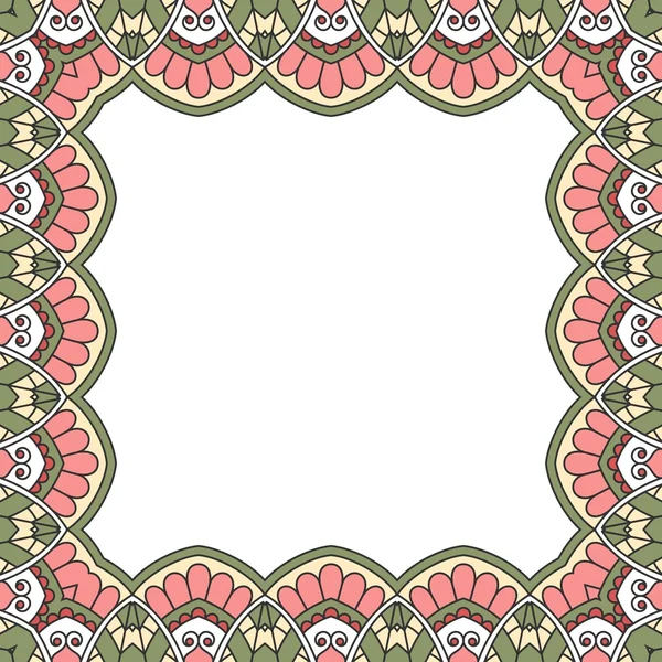 Padrão oriental floral . — Vetor de Stock