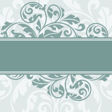 Vintage tebrik kartı.