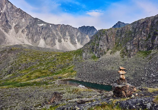 在高山苔原老山 — 图库照片