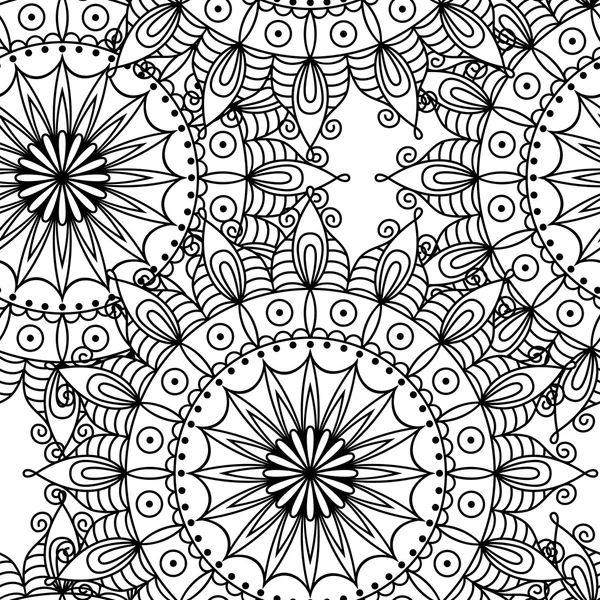 Mandala. Ilustração vetorial . —  Vetores de Stock