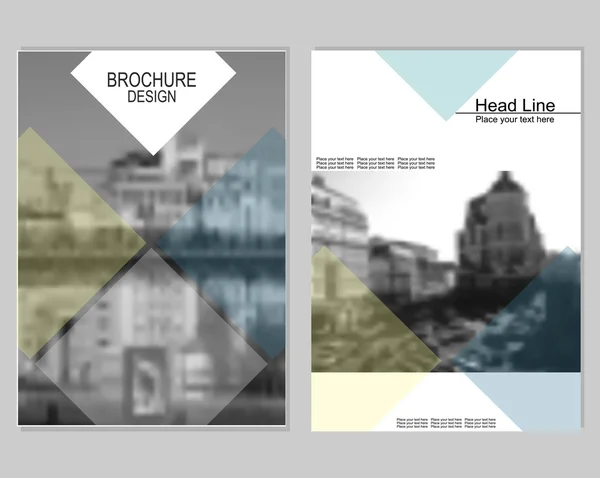 Broschüren-Cover-Design — Stockvektor