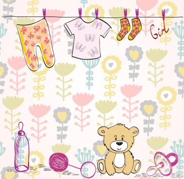 Vektör bebek çerçevesi