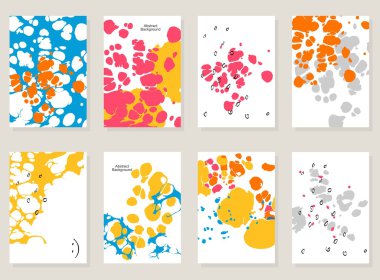 Yaratıcı trendy kartları.