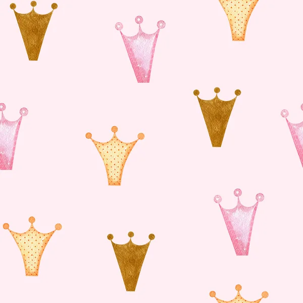 Pattern with crown. — Stock Photo, Image