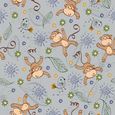 Doodle seamless modeli