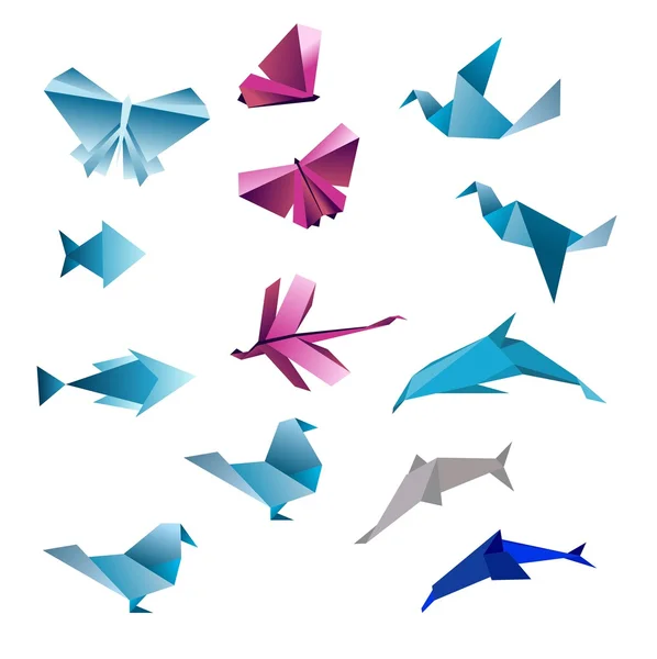 Origami kağıt — Stok Vektör
