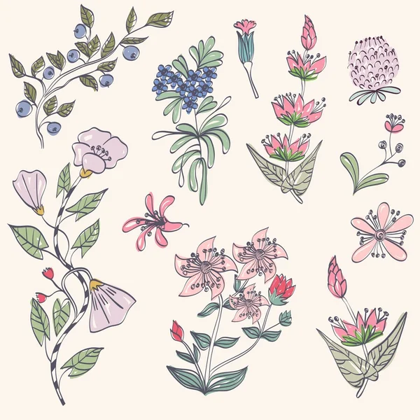 Fundo floral — Vetor de Stock