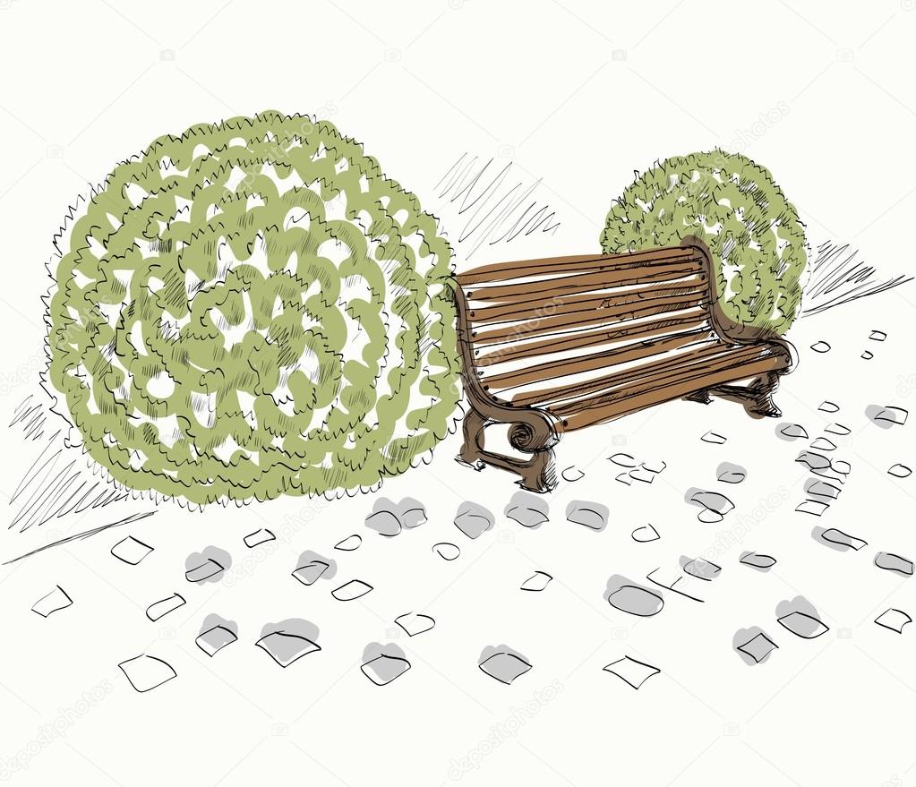 Sketch the bench