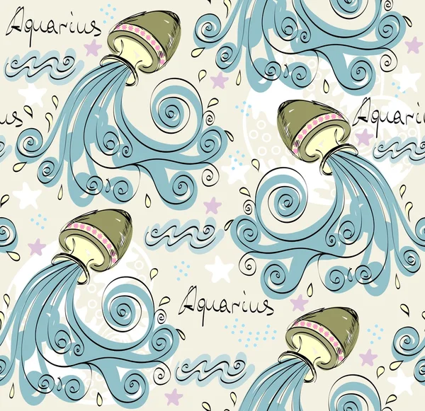 Acuario — Vector de stock