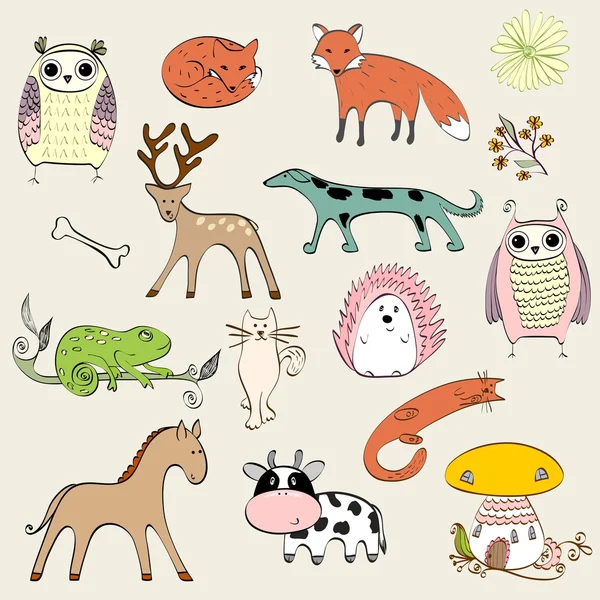 Dieren — Stockvector