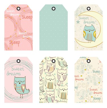 Vektör uyuyan hayvanlar