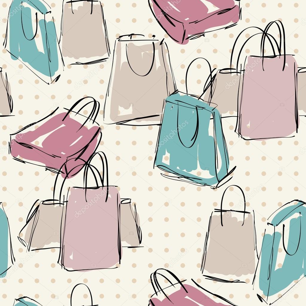 vector shopping bags