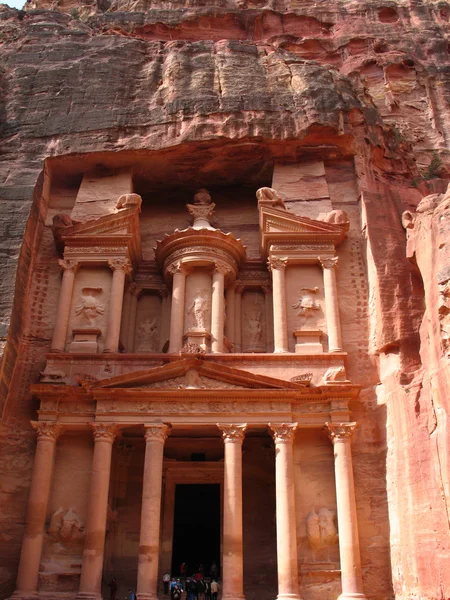 Treasury i Petra — Stockfoto