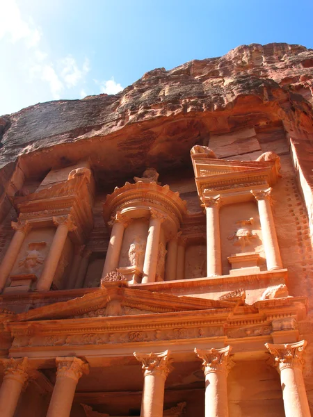 Treasury i Petra — Stockfoto