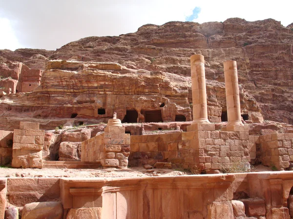 Romerska teatern i Petra — Stockfoto