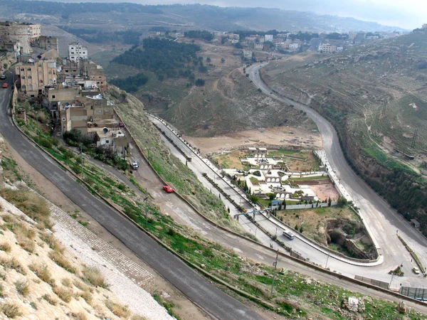 Montanhas perto de kerak — Fotografia de Stock