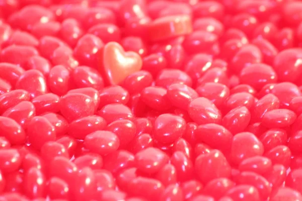 Candy, wyświetlane w kolorze czerwonym — Zdjęcie stockowe