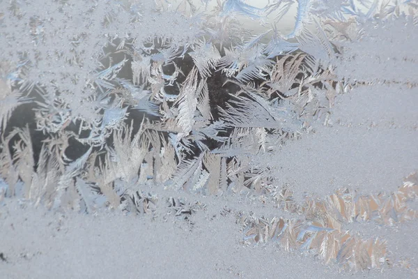 Frost Design on Window — Stock Photo, Image