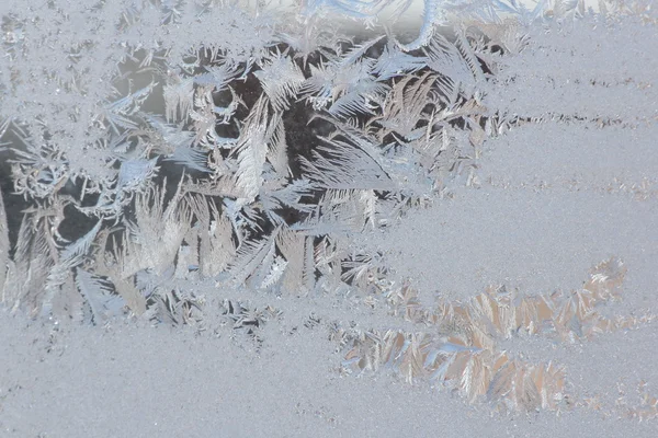 Frost Design on Window — Stock Photo, Image