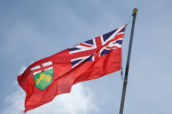 Bandeira de rovince de Ontário — Fotografia de Stock
