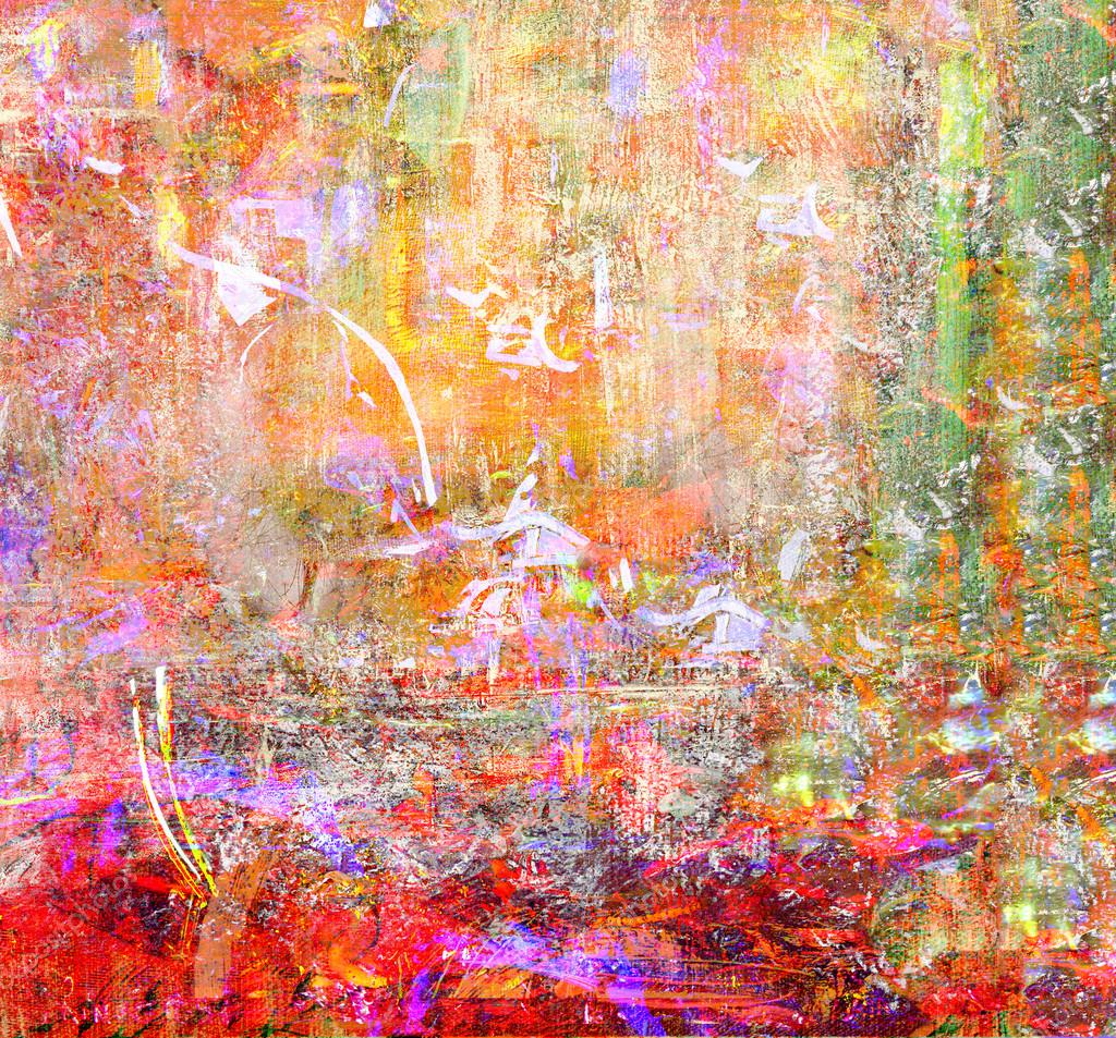 Original Oil painting on Canvas Stock Photo by ©rinderart 100736402