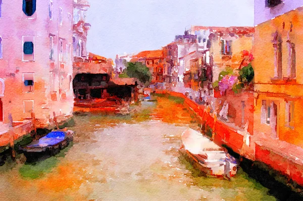 Kanalerna i Venedig Italien — Stockfoto