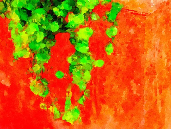 Ivy Cascade on paper — Stock Photo, Image