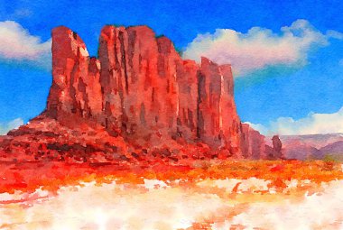 Monument valley kış