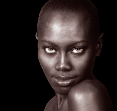 Afro Amerikan Glamour Model 