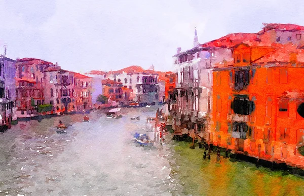 Crand Canal, Venice İtalya — Stok fotoğraf