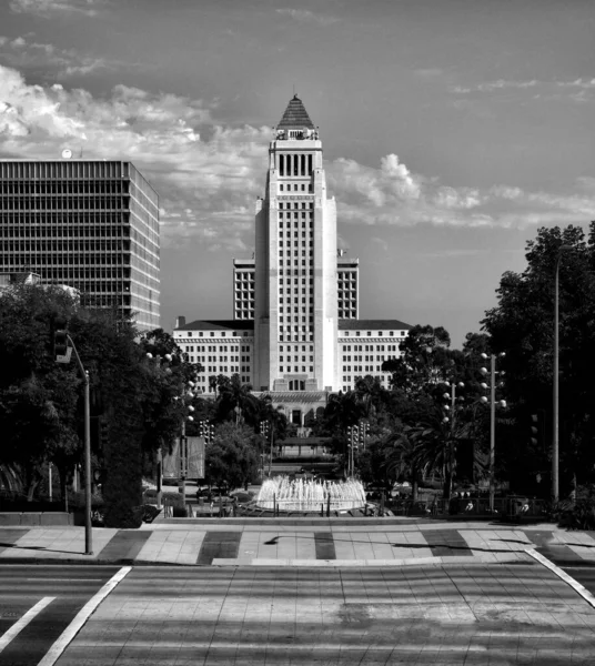 Image Beautiful City Hall Building Los Angeles — Stock Photo, Image