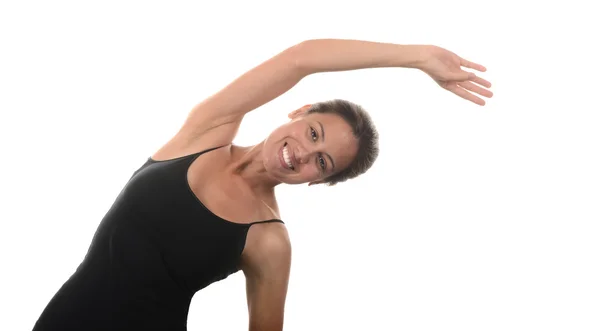 Woman stretching — Stock Photo, Image