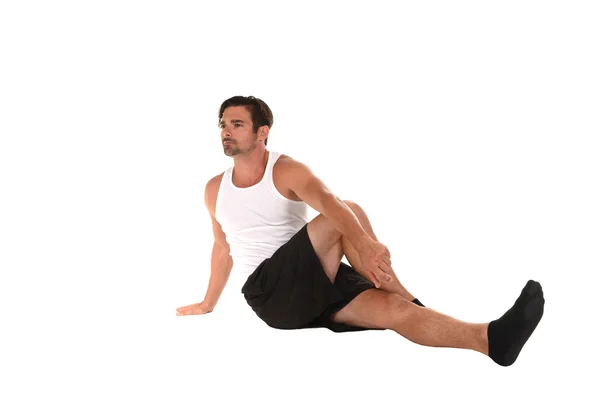 Man Stretching — Stock Photo, Image