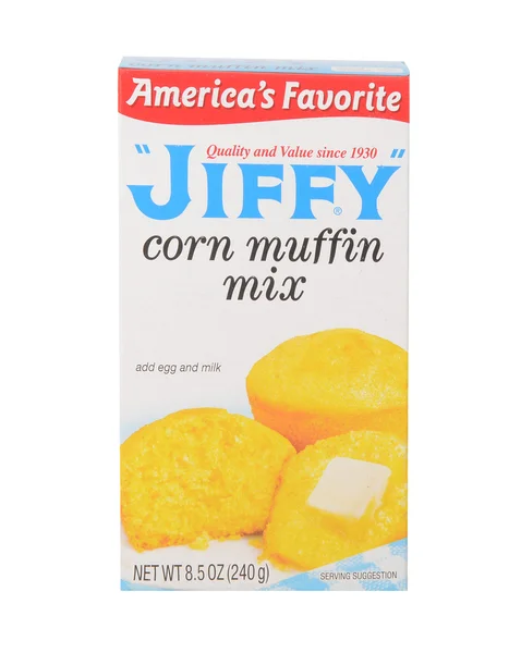 Jiffy Corn Muffin Mix — Stock Photo, Image