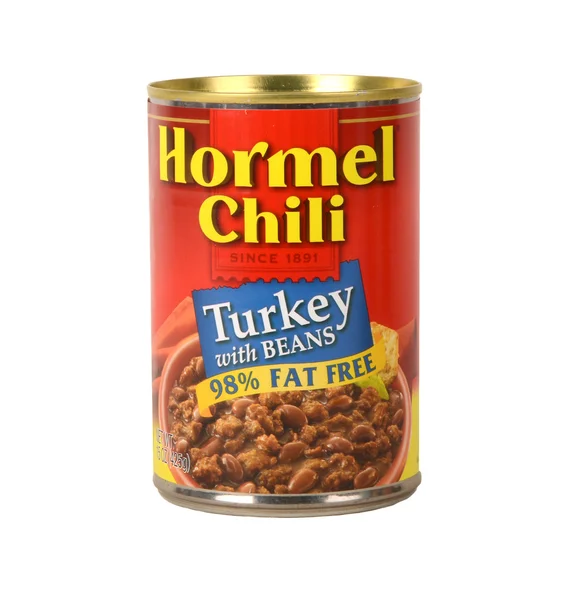 Hormel Truthahn Chili — Stockfoto