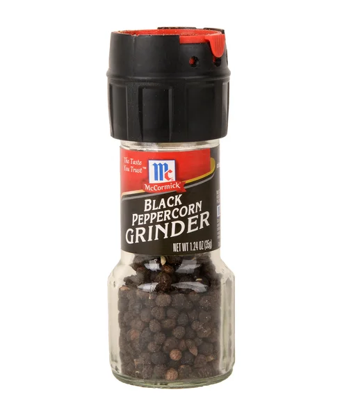 Mc Cormick pepper grinder — Stock Photo, Image