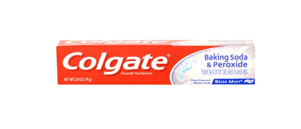 Колгейтская зубная паста — стоковое фото