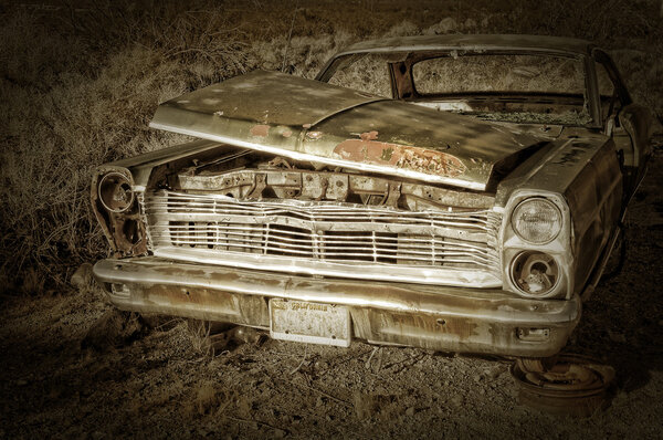Rusted Old Car