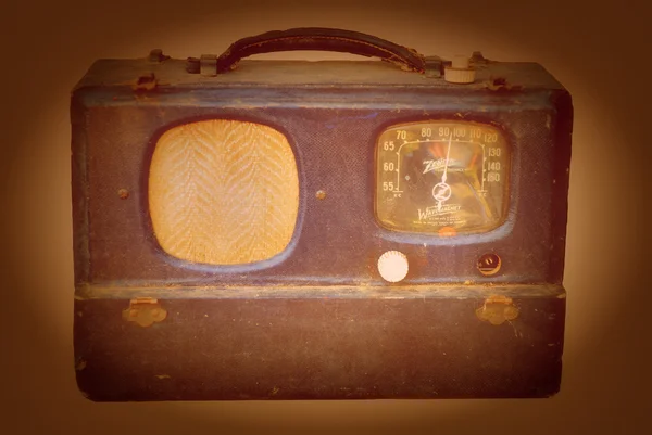 Vintage Zenith Radio — Stock fotografie