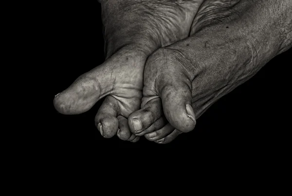 El ve ayak parmaklarını görüntü — Stok fotoğraf
