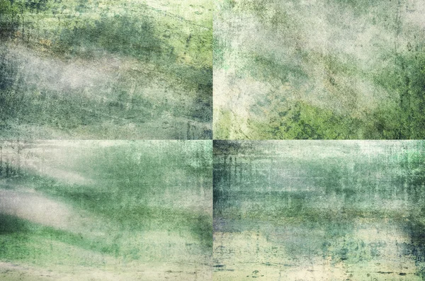 Зеленый цвет фона гранж текстуры — стоковое фото