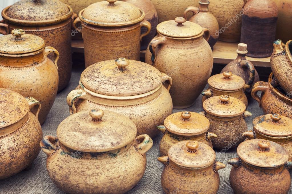 Traditional handmade pottery Stock Photo by ©Cebas1 101781472