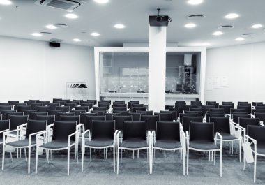 Modern basın konferans salonu 