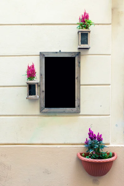 Menú pizarra en la pared — Foto de Stock