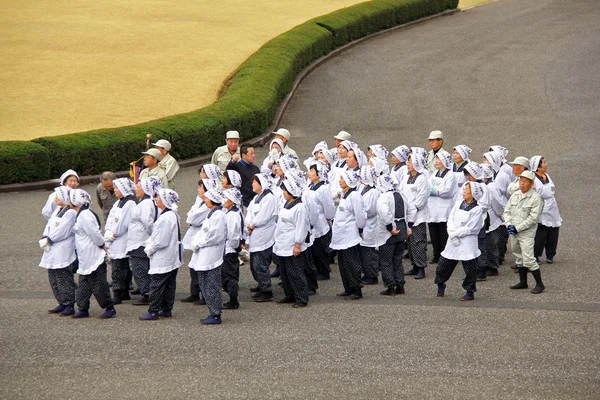 Groupe de touristes japonais seniors — Photo