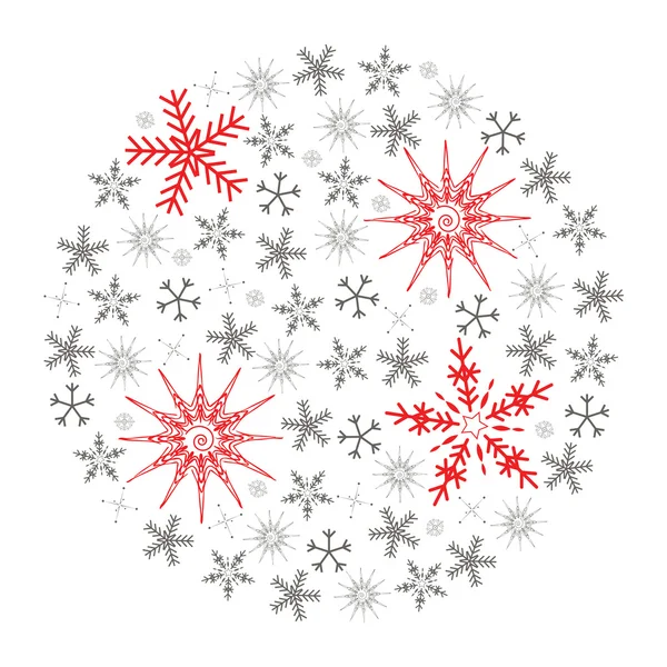 Copo de nieve de Navidad — Vector de stock