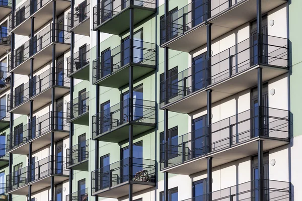 Residentieel gebouw achtergrond — Stok fotoğraf