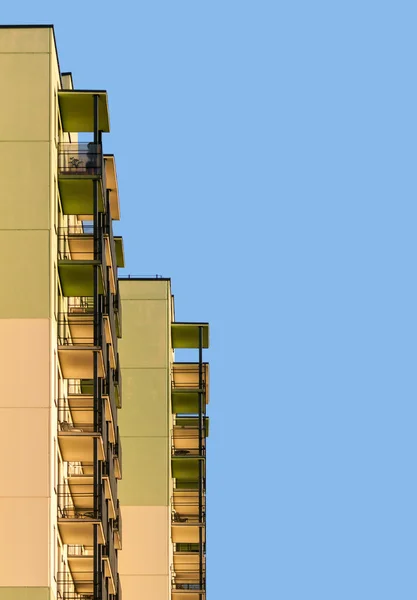 Abstract modern apartment building — Stock Photo, Image